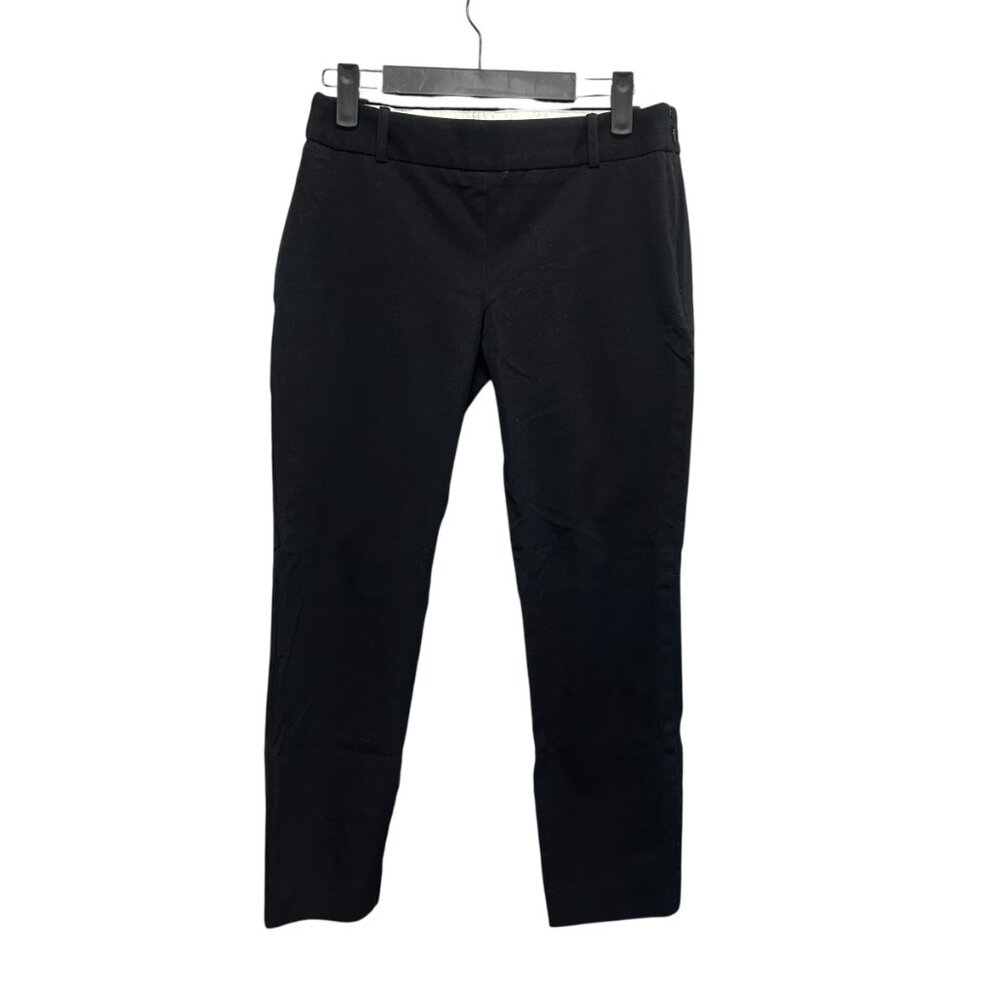 J. Crew Stretch Slim Ankle Pants Black Size 6 - Picture 2 of 6